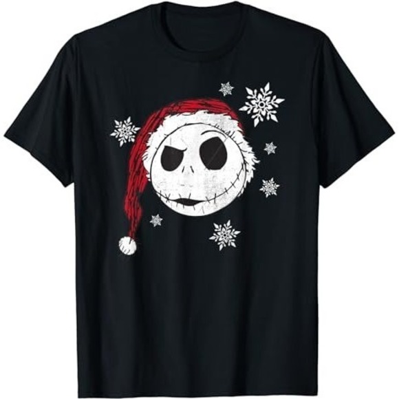 Mimi2B Other - Disney Nightmare Before Christmas Snowflake Holiday Short Sleeve T-Shirt